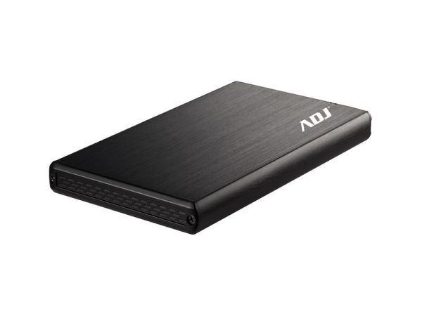 120-00012 - BOX 2.5" SATA TO USB 2.0 MAX 2TB BK AH621 BOX MAX HDD 9,5 MM ADJ