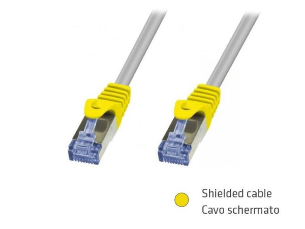 310-00067 - CAVO RETE FTP CAT.6 10MT SL SCHERMATO ADJ