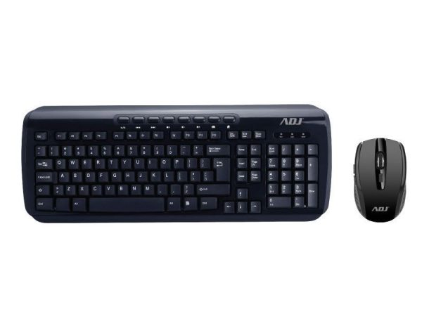 520-00018 - TASTIERA/MOUSE KIT WIFI SHINE BK 1000DPI 112TASTI MULTIPLUG&PLAYADJ