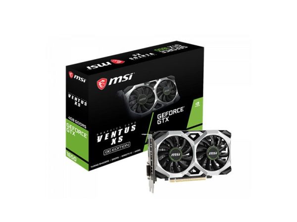 GTX1650VENTUSXS4GOC - VGA MSI NVIDIA GTX 1650 VENTUS XS 4G OC