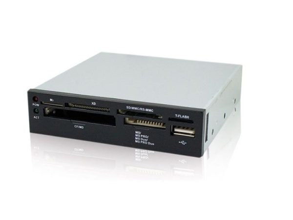 ADJCRHMCK20CB - CARD READER INTERNO USB 2.0 BK SD/MMC/CARD M2 E XD CARD ADJ