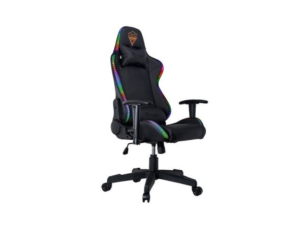 GC0619RB-M7K0 - POLTRONA GAMING NOUA MAO M7 RGB POGGIA TESTA E CUSCINO BLACK/RGB