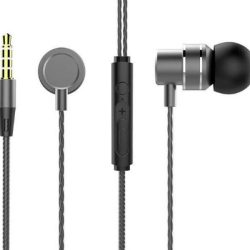 HF118 - AURICOLARI CON MICROFONO LENOVO METAL EARBUDS BLACK
