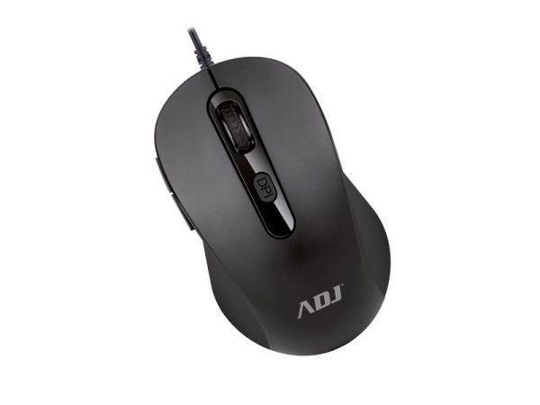 510-00036 - MOUSE USB OTTICO 6D EVO PURE BK 1000 DPI 6 TASTI PLUG&PLAY ADJ