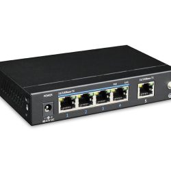 710-00089 - SWITCH 5P 10/100MBPS DI CUI 4P POE CON POWER SUPPLY POE PLUS 250M ADJ