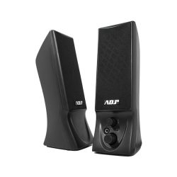 760-00014 - SPEAKER 2.0 USB 2*2W SLENDER BK PC/SMARTPHONE/TABLET ADJ