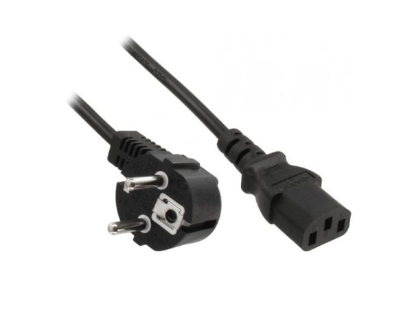 320-00099 - CAVO ALIMENTAZIONE 2MT SCHUKO BK 250VAC 10A ADJ