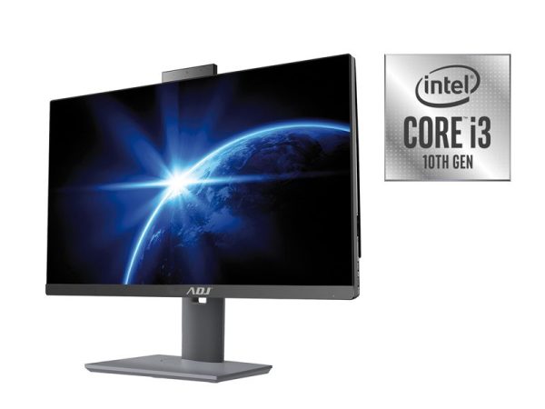 273-2431003-W10 - AIO 23,8" I3 8G 240G W10P BK I3-101XX WIFI USB 3.0 V/H PIVOT CAM