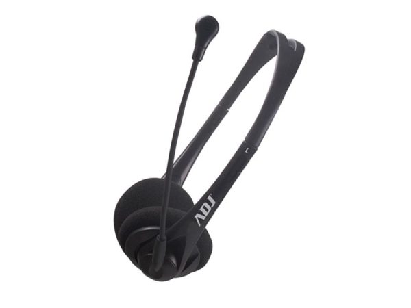 780-00056 - CUFFIA C/MICROFONO USB BK AGILE ADJ