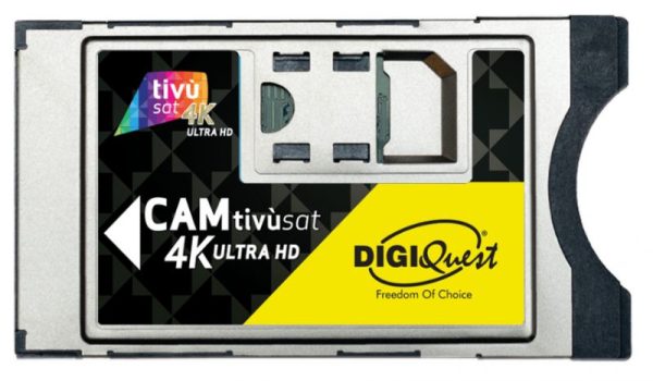BUNDLETVSAT4K - MODULO TIVUSAT DIGIQUEST 4K UHD DVBS2 PER TV IN SATELLITARE