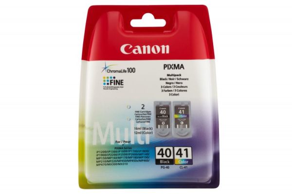 0615B043 - INK CANON PG40/CL41 CMYK PIXMA IP1200/1600/2200