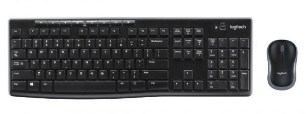 920-004512 - TASTIERA MK270 LOG WIRELESS+MOUSE NERA USB RETAIL