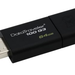 DT100G3/64GB - PEN DRIVE 3.0 64GB TYPE-A DT100G3 KINGSTON