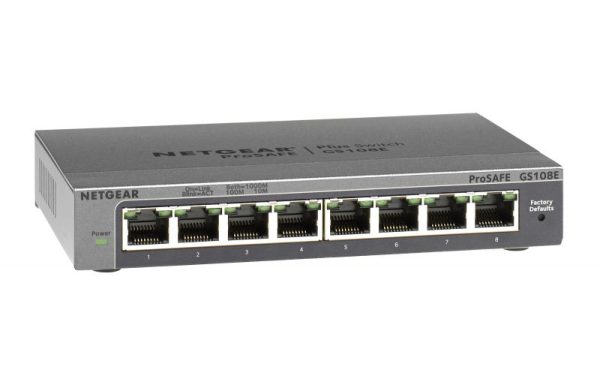 GS108E-300PES - SWITCH 8P GIGABIT METAL CASE DESKTO P