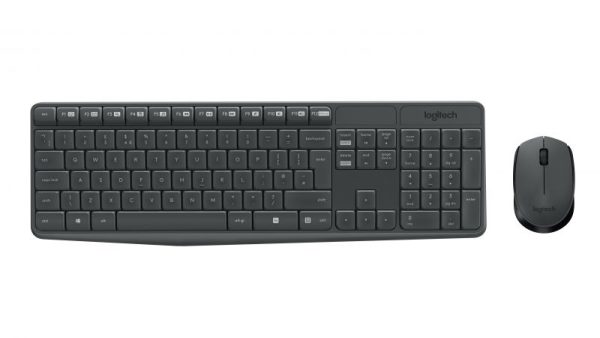 920-007913 - TASTIERA MK235 LOG WIRELESS+MOUSE GRIGIO WIRELESS