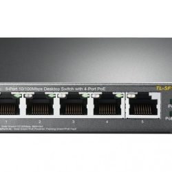 TL-SF1005P - SWITCH 5P 10/100MBPS DI CUI 4P POE 58W POE POWER SUPPLY