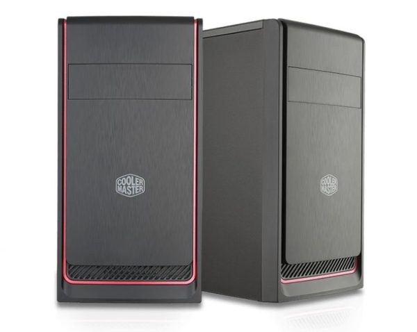 MCB-E300L-KN5N-B00 - CASE MINI-TOWER NO PSU MASTERBOX E300L 2USB3 ODD BLACK/RED