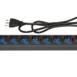 LK10057 - ARMADIO RACK MULTIPRESA 12 PRESE VERTICALE MAGNETOTERMICO