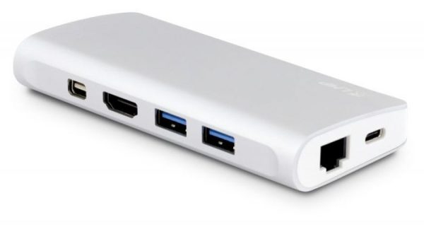 18645 - TRAVEL DOCK USB-C 4K 9P SILVER LMP