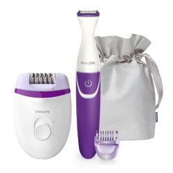 BRP505/00 - PHILIPS SATINELLE ESSENTIAL KIT EPILATORE + RIFINITORE BIKINI