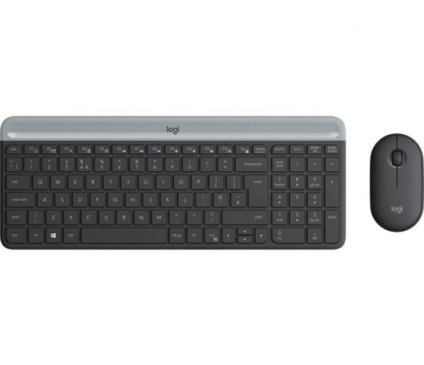 920-009196 - TASTIERA MK470 LOG WIRELESS+MOUSE NERA RICEVITORE USB