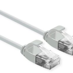 21.15.3905 - CAVO RETE UTP CAT.6A 2MT SLIM GREY NO SCHERMATO PER DATA CENTER