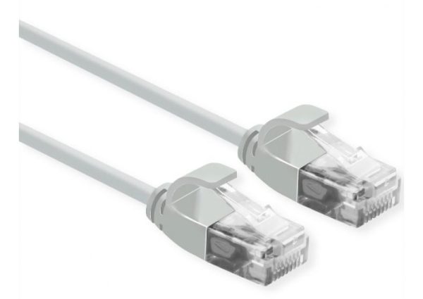 21.15.3905 - CAVO RETE UTP CAT.6A 2MT SLIM GREY NO SCHERMATO PER DATA CENTER