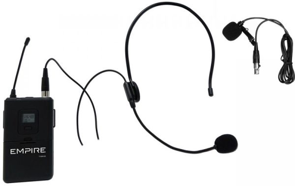 TY.MN100 - MICROFONO EMPIRE NECK LAVALIER UHF CON RICEVITORE