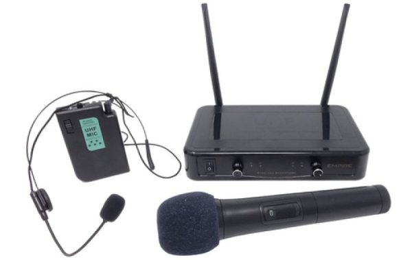 EMSP.W601IN - MICROFONO EMPIRE WIRELESS RANGE 30M T UHF BAND GELATO PIU LAVALIER