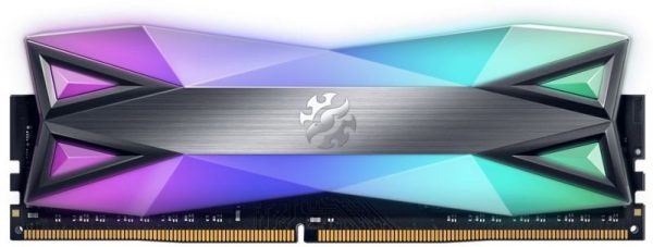 AX4U41338G19J-ST60 - DDR4 8GB 4133 MHZ XPG SPECTRIX D60G CL19 TUNGSTEN GREY