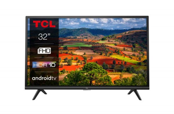 32ES570F - TV 32" TCL FHD ANDROID TV DVBT2 S2 DVBTS2 AMAZON NETFLIX 10W