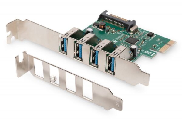 DS302211 - SCHEDA PCI-E USB 3.0 4 PORTE 5BIT/S DIGITUS