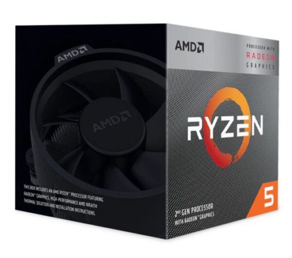 YD3400C5FHBOX - CPU AMD RYZEN5 3400G AM4 3,7GHZ VGA 4CORE BOX 6MB 64BIT 65W VEGA11