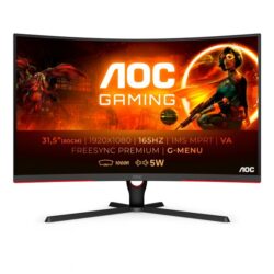 C32G3AE/BK - MON 31.5"VA HDMI DP GAMING  165HZ AOC C32G3AE/BK 1MS MM CURVED